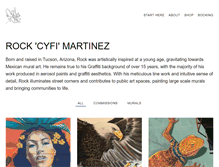 Tablet Screenshot of cyfiart.com